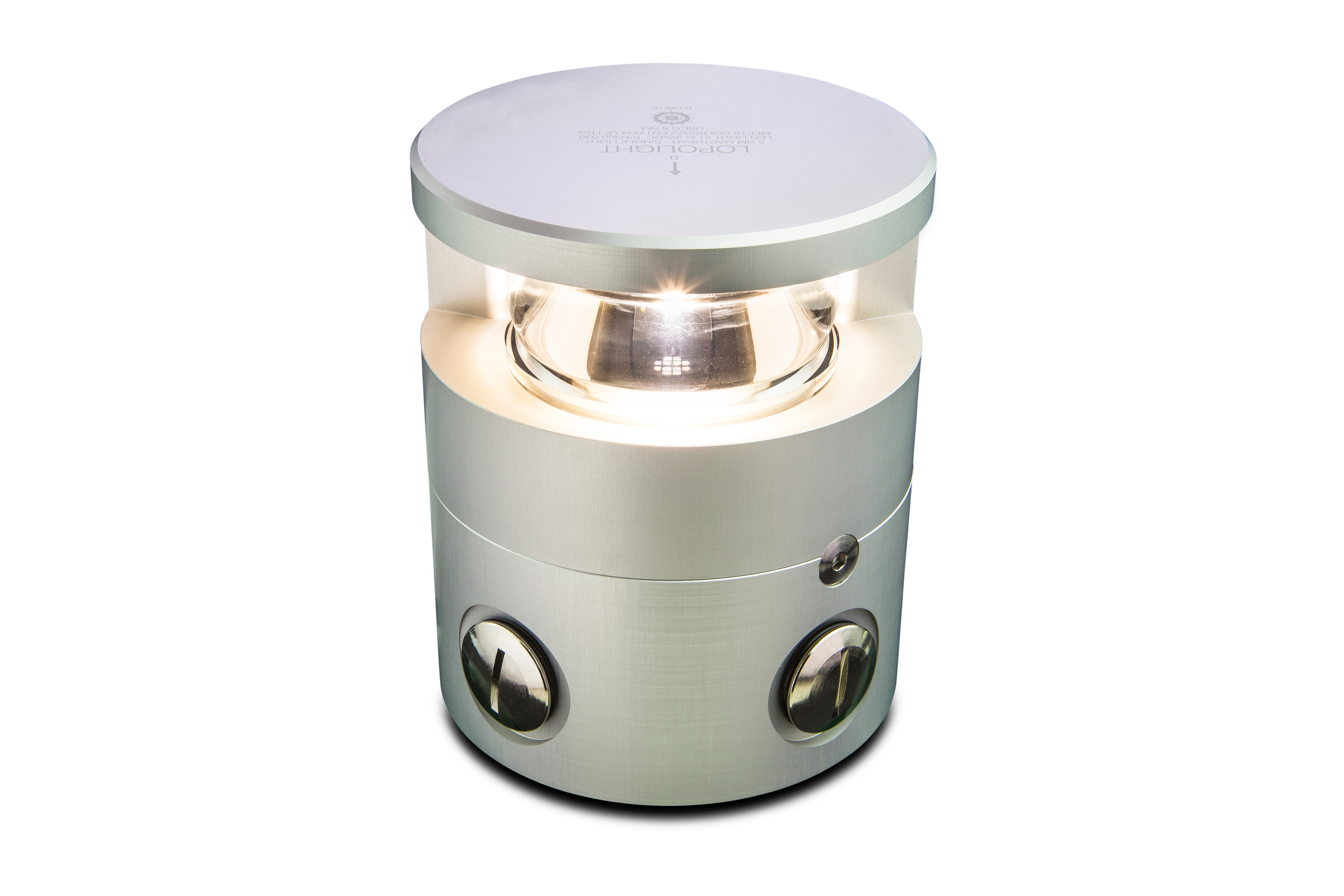 6nm Masthead, hor mnt, silver anodized